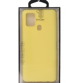 Color TPU Case for Samsung Galaxy A21s Yellow