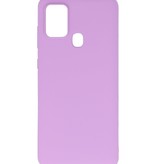 Color TPU Case for Samsung Galaxy A21s Purple