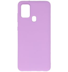 Carcasa de TPU en color para Samsung Galaxy A21s Morada