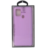 Color TPU Hoesje voor Samsung Galaxy A21s Paars