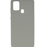 Carcasa de TPU en color para Samsung Galaxy A21s Gris