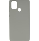 Color TPU Case for Samsung Galaxy A21s Gray