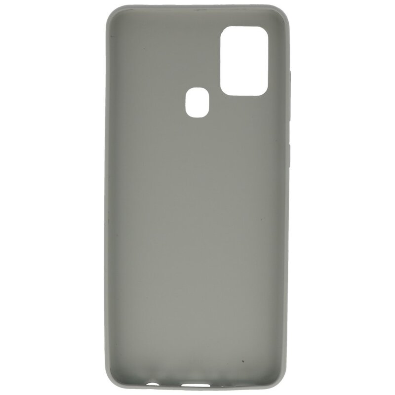 Custodia in TPU a colori per Samsung Galaxy A21s Grigio