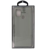 Farvet TPU Cover til Samsung Galaxy A21s Grå