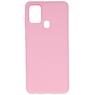 Color TPU Hoesje voor Samsung Galaxy A21s Roze