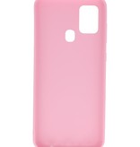 Color TPU Case for Samsung Galaxy A21s Pink