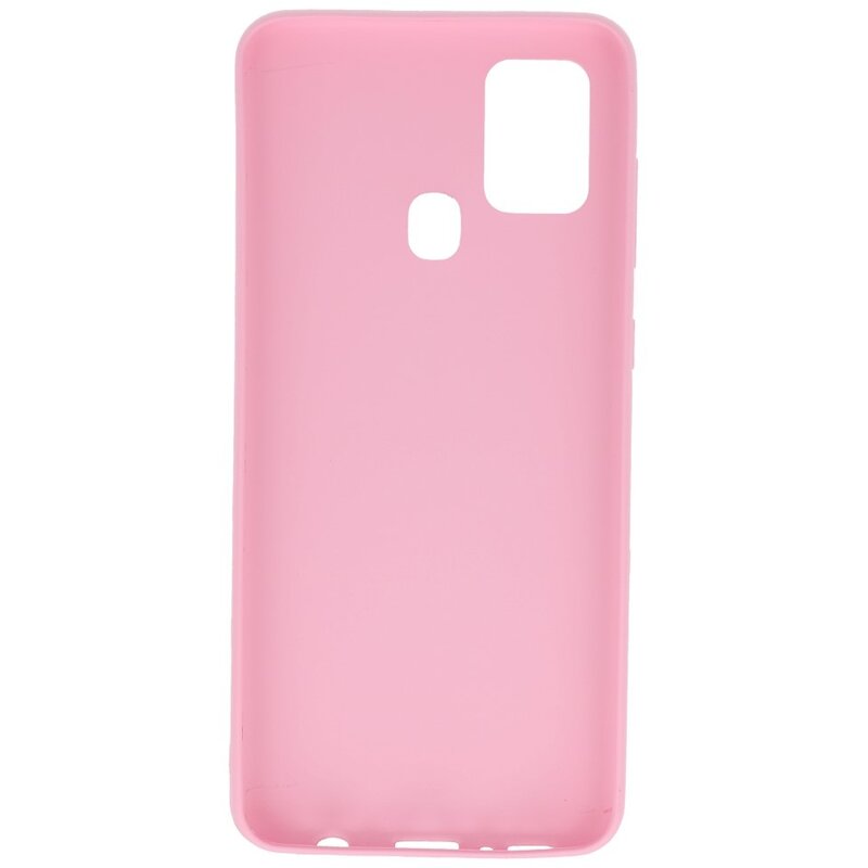 Farbige TPU-Hülle für Samsung Galaxy A21s Pink