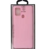 Farbige TPU-Hülle für Samsung Galaxy A21s Pink