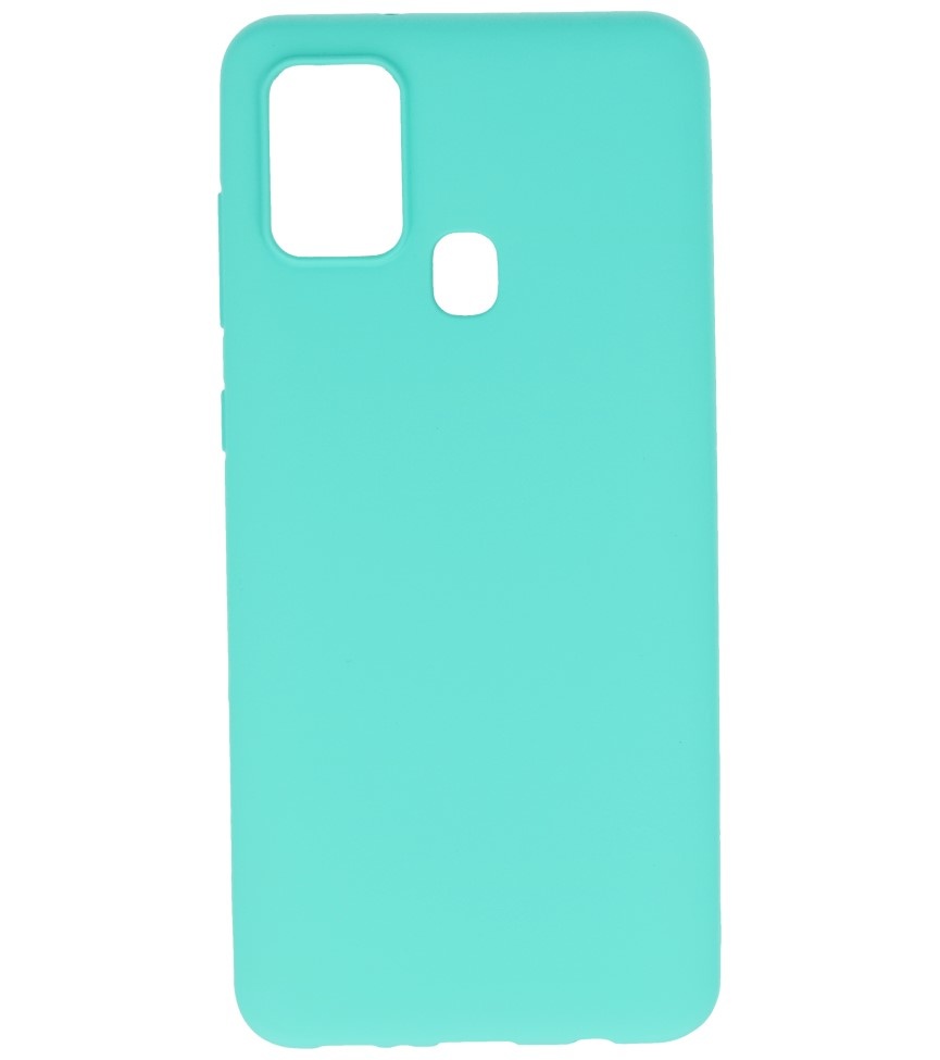 Carcasa de TPU en color para Samsung Galaxy A21s Turquesa