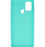 Farbige TPU-Hülle für Samsung Galaxy A21s Türkis