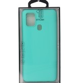 Color TPU Case for Samsung Galaxy A21s Turquoise