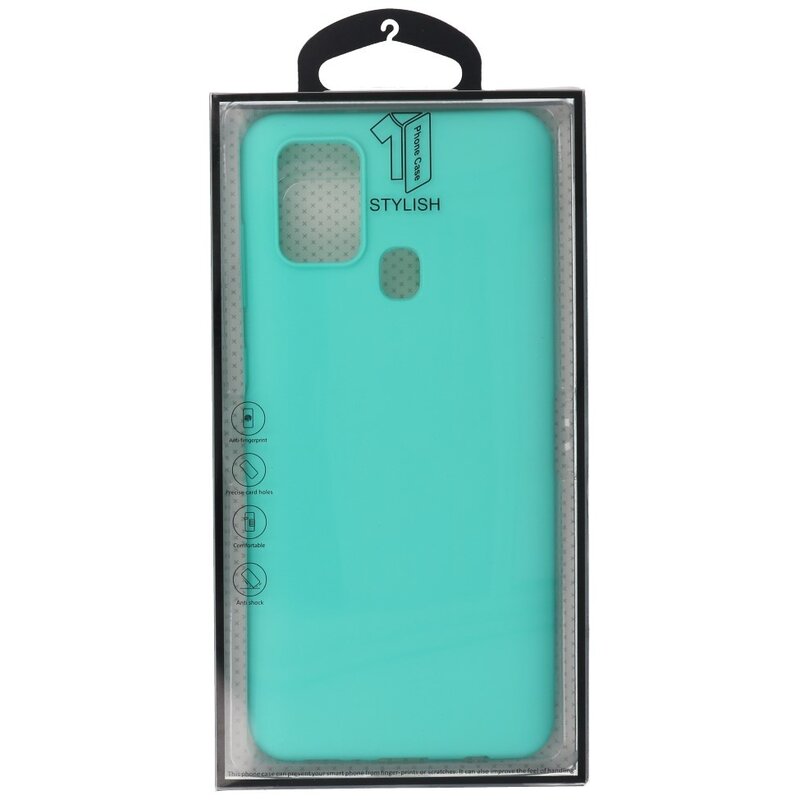 Carcasa de TPU en color para Samsung Galaxy A21s Turquesa