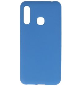 Carcasa de TPU en color para Samsung Galaxy A70e Azul marino