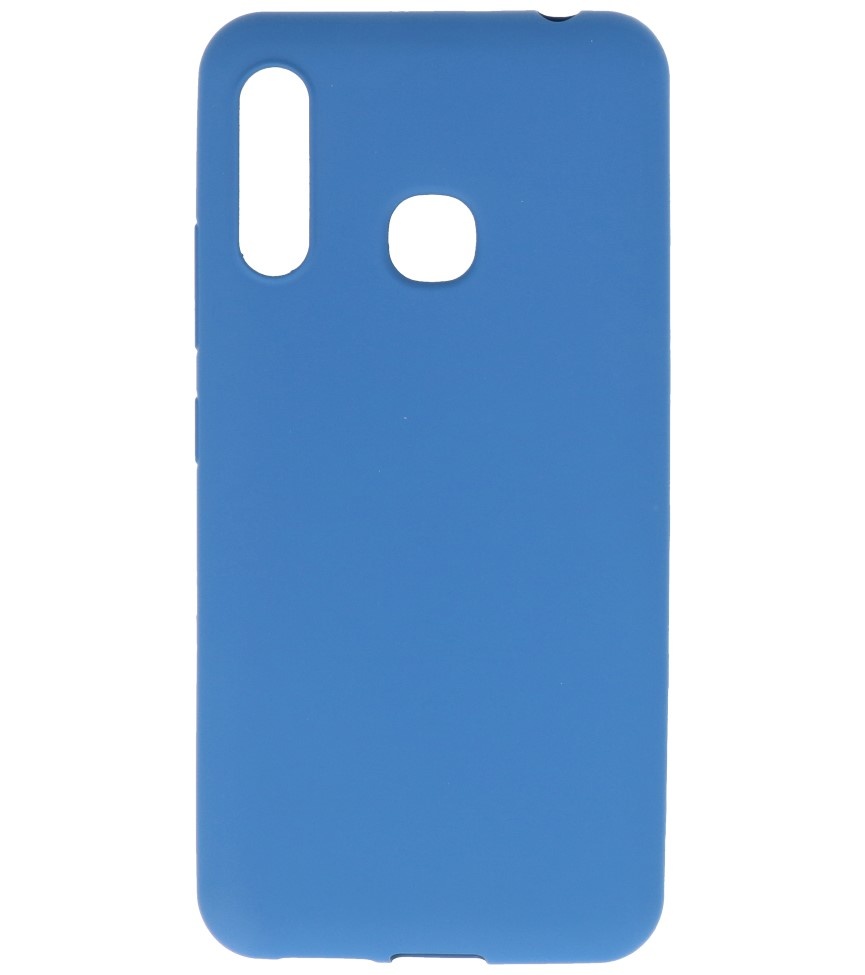 Carcasa de TPU en color para Samsung Galaxy A70e Azul marino