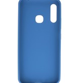 Farvet TPU-etui til Samsung Galaxy A70e Navy