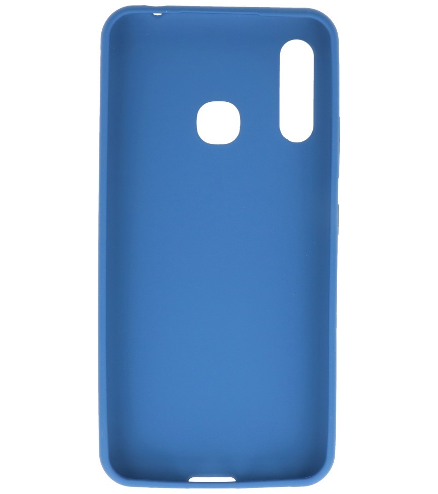 Coque en TPU couleur pour Samsung Galaxy A70e Navy
