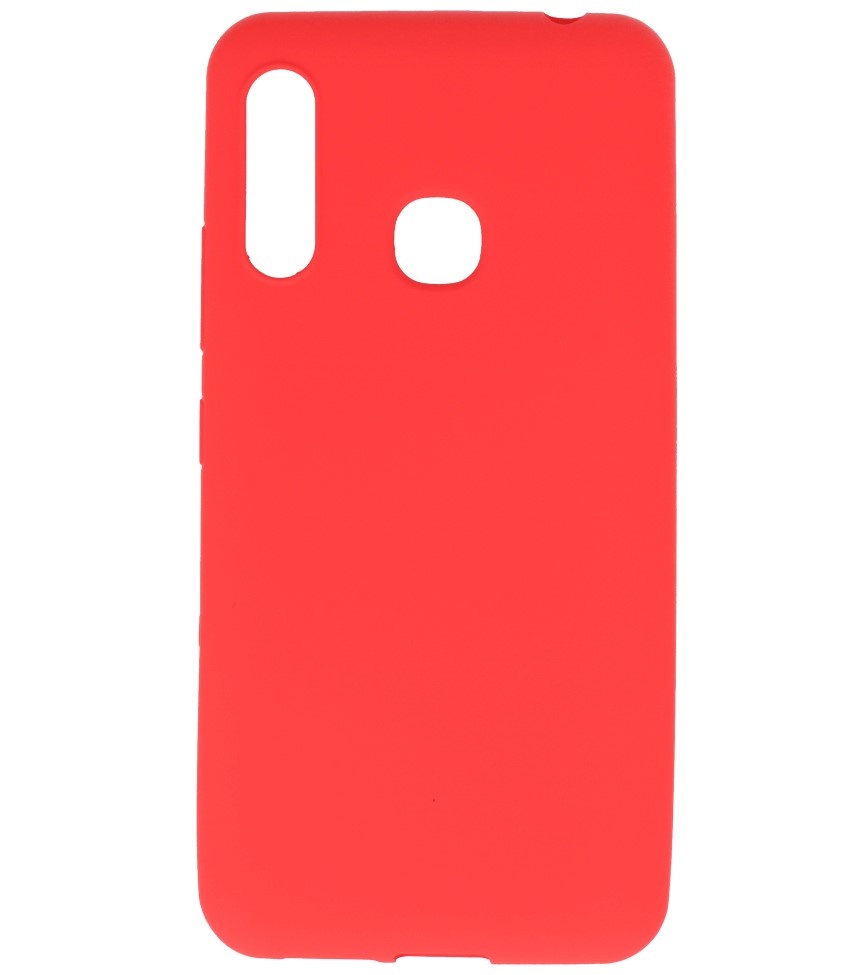 Color TPU Case for Samsung Galaxy A70e Red