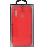 Farvet TPU-etui til Samsung Galaxy A70e Rød