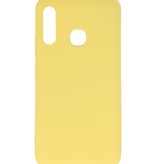 Farbige TPU-Hülle für Samsung Galaxy A70e Gelb