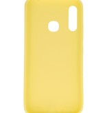 Farvet TPU Cover til Samsung Galaxy A70e Gul