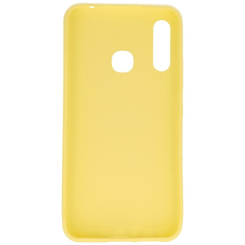 Custodia in TPU a colori per Samsung Galaxy A70e Giallo