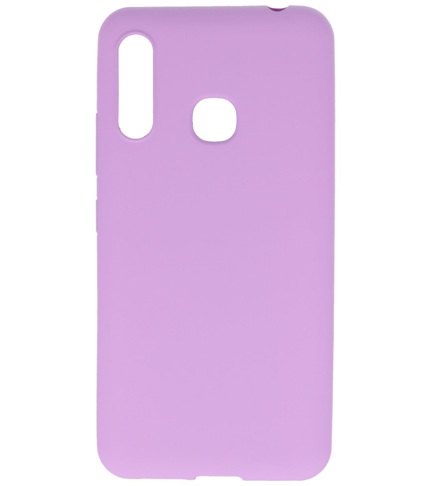 Coque en TPU couleur pour Samsung Galaxy A70e Violet