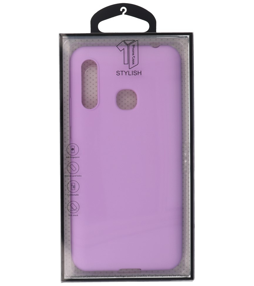 Color TPU Case for Samsung Galaxy A70e Purple