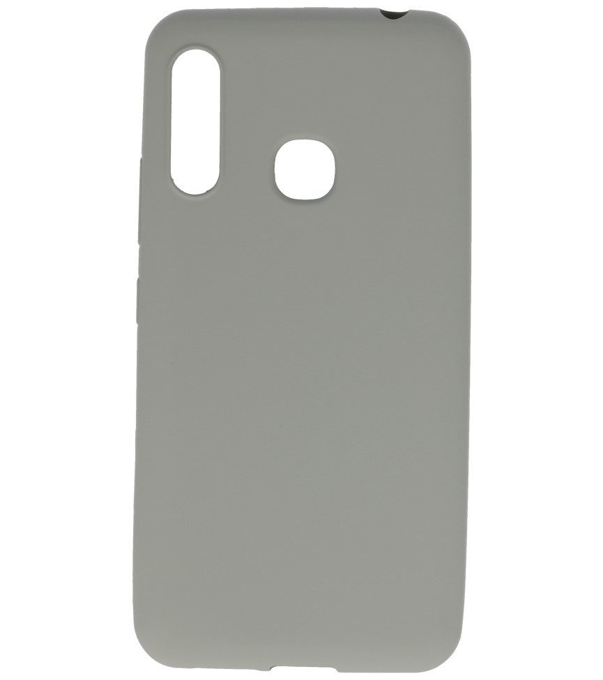 Color TPU Case for Samsung Galaxy A70e Gray
