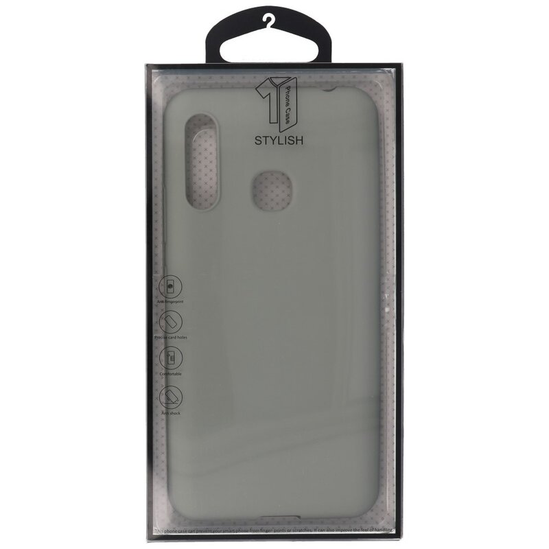 Farbige TPU-Hülle für Samsung Galaxy A70e Grau