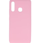 Coque en TPU couleur pour Samsung Galaxy A70e Rose