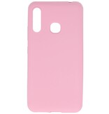 Farbige TPU-Hülle für Samsung Galaxy A70e Pink