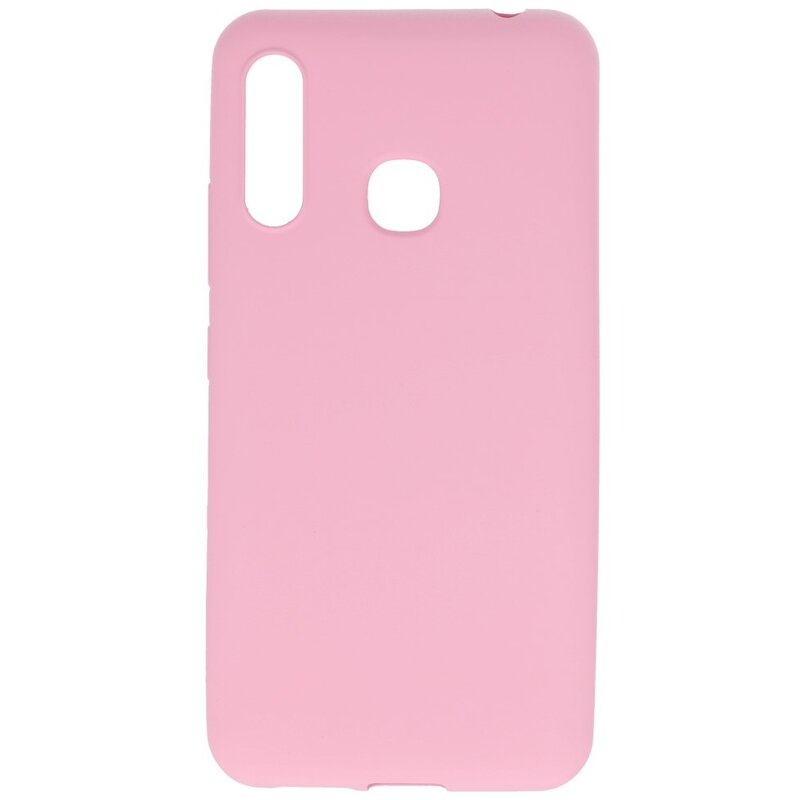 Farbige TPU-Hülle für Samsung Galaxy A70e Pink