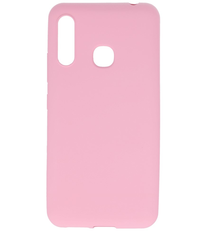 Color TPU Hoesje voor Samsung Galaxy A70e Roze