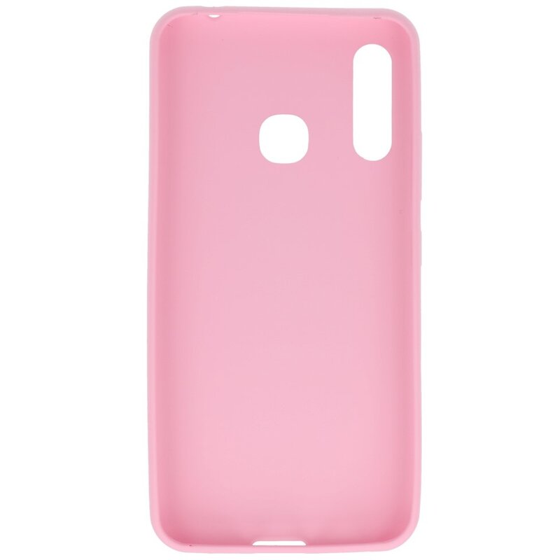 Farbige TPU-Hülle für Samsung Galaxy A70e Pink