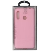 Farbige TPU-Hülle für Samsung Galaxy A70e Pink