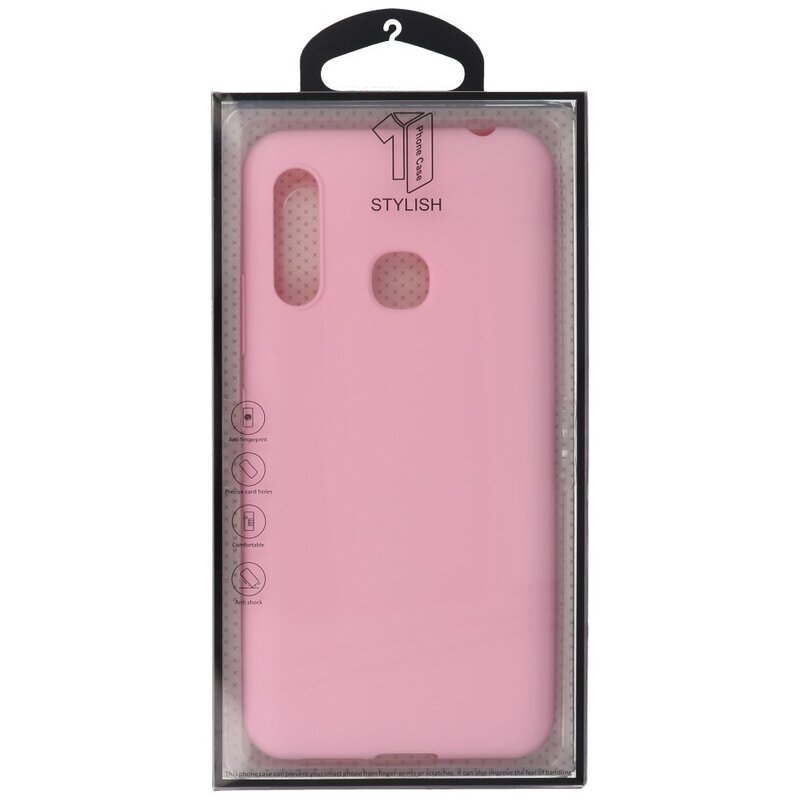 Custodia in TPU a colori per Samsung Galaxy A70e Pink