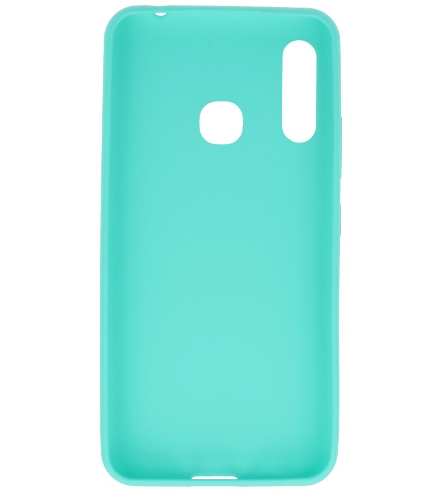 Color TPU Hoesje voor Samsung Galaxy A70e Turquoise