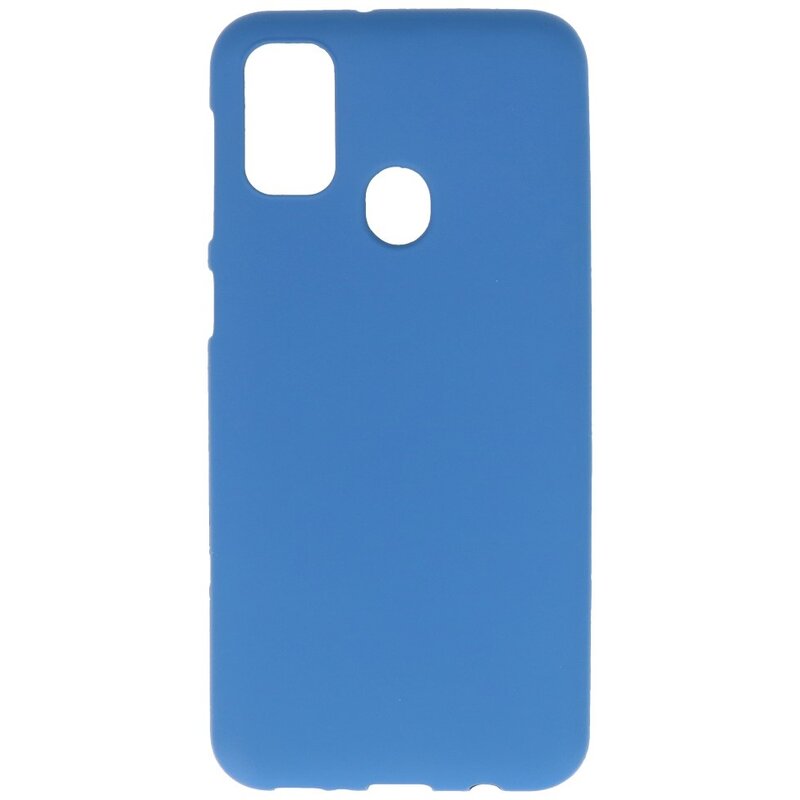 Coque en TPU couleur pour Samsung Galaxy M31 Navy