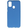 Carcasa de TPU en color para Samsung Galaxy M31 Azul marino