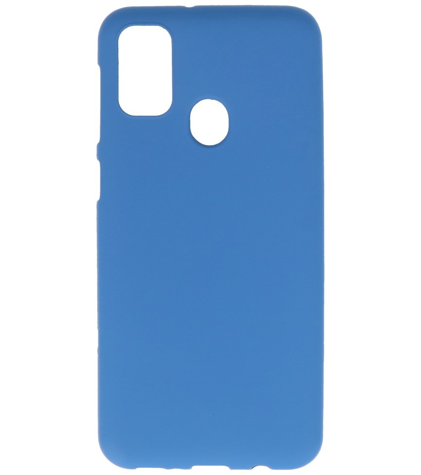 Farbige TPU-Hülle für Samsung Galaxy M31 Navy