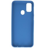 Coque en TPU couleur pour Samsung Galaxy M31 Navy