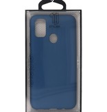 Carcasa de TPU en color para Samsung Galaxy M31 Azul marino