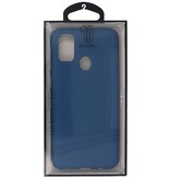 Coque en TPU couleur pour Samsung Galaxy M31 Navy