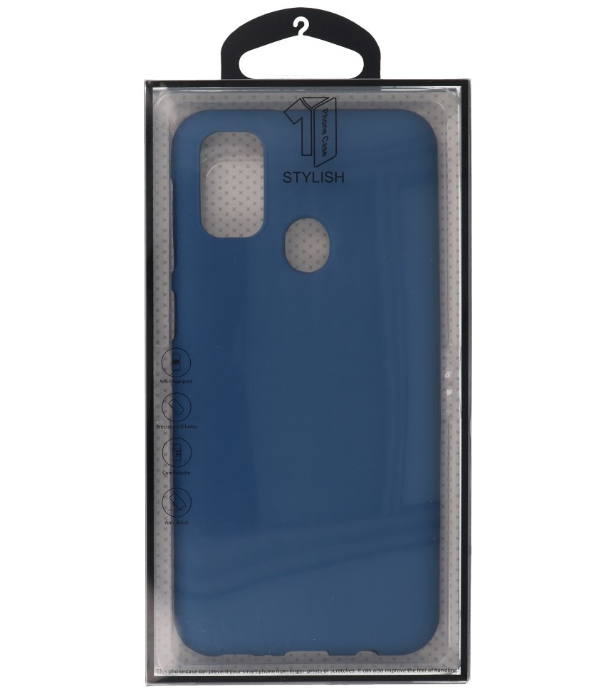 Color TPU Case for Samsung Galaxy M31 Navy