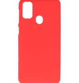 Coque en TPU couleur pour Samsung Galaxy M31 Rouge