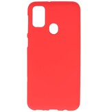 Coque en TPU couleur pour Samsung Galaxy M31 Rouge