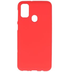 Coque en TPU couleur pour Samsung Galaxy M31 Rouge