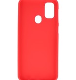 Coque en TPU couleur pour Samsung Galaxy M31 Rouge
