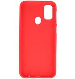 Coque en TPU couleur pour Samsung Galaxy M31 Rouge