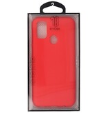 Coque en TPU couleur pour Samsung Galaxy M31 Rouge